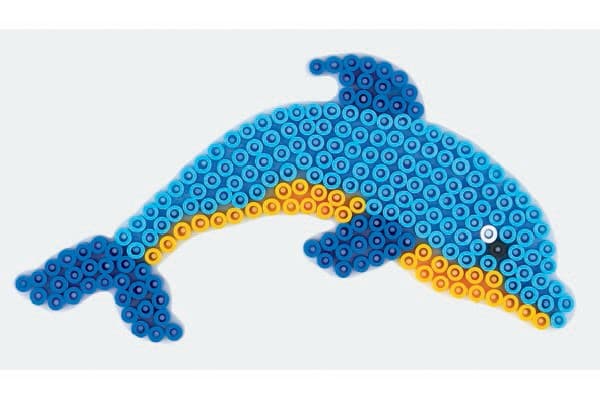 Hama stiftplade delfin