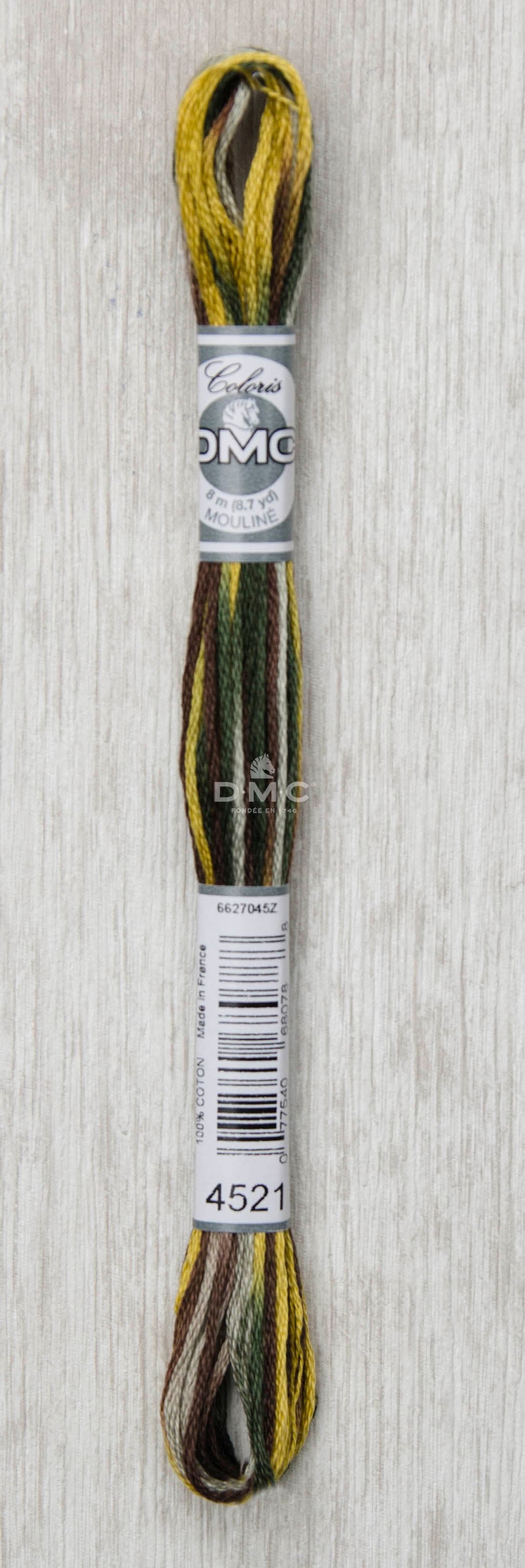 DMC Mouliné Multi Color Broderigarn Farve 4521