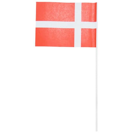 Flag på pind DK A6 10 stk