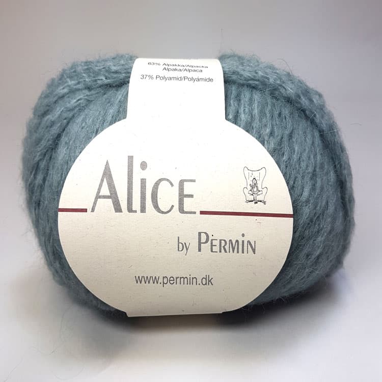Alice Permin - Alpaca  Uldgarn  - fv 27 Lys Petrol