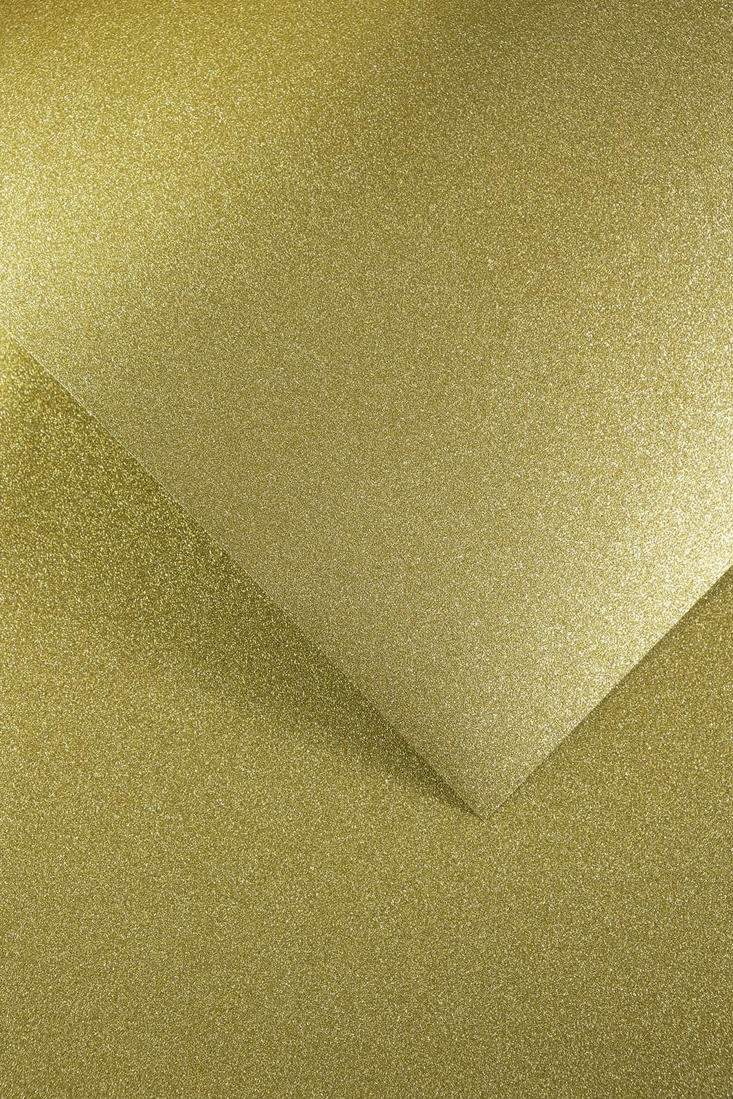 Karton papir med guld glitter A4, 5 ark