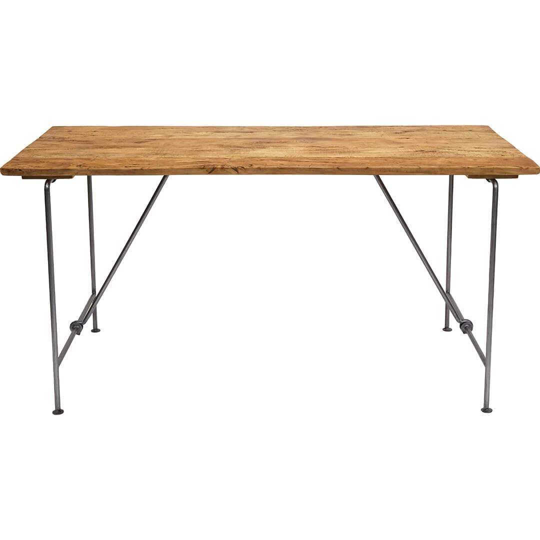 Spisebord med jernunderstel