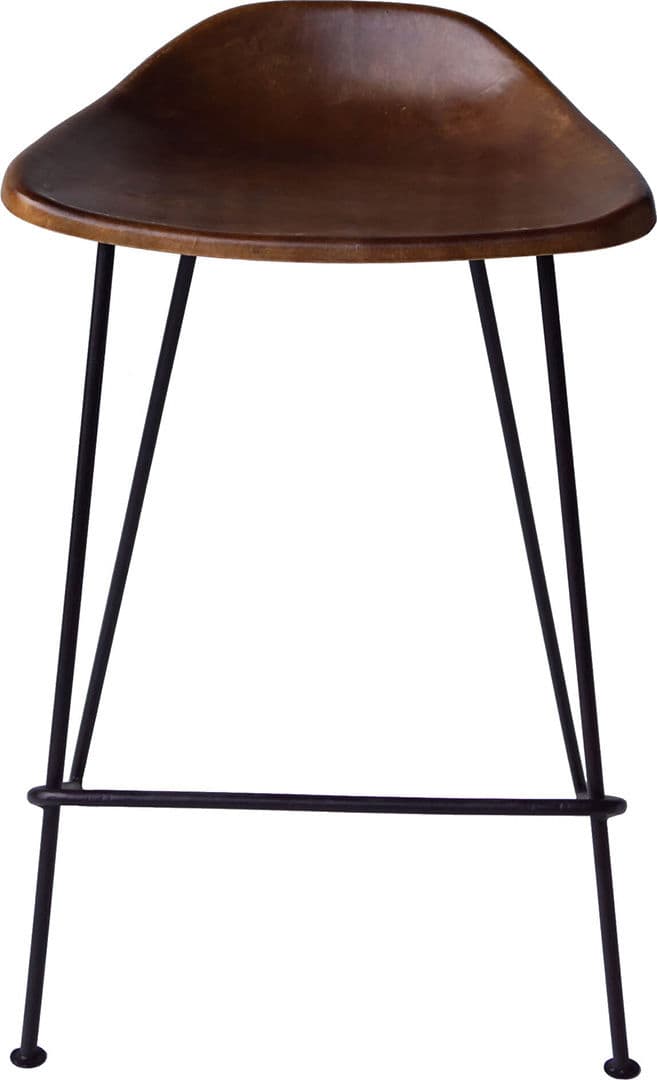 Aston skammel med lædersæde sæde H 63 cm