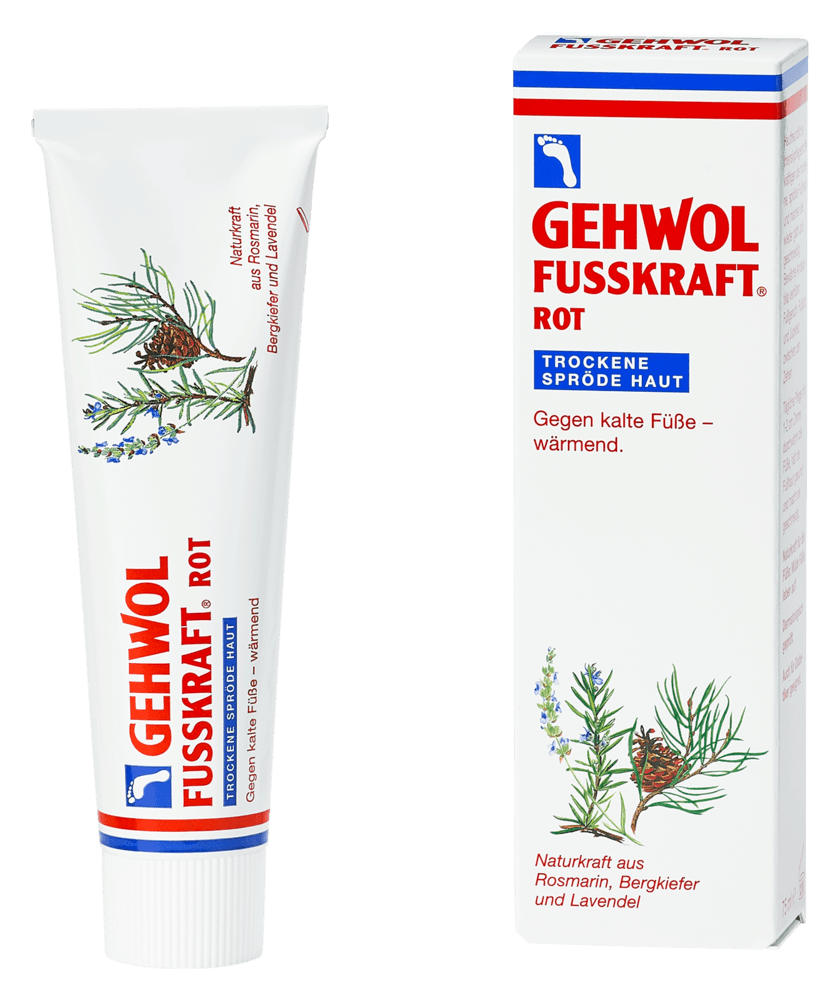 Gehwol Fusskraft varme creme, 125 ml (Fusskraft rød)