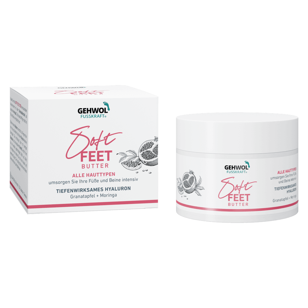 Gehwol Fusskraft soft feet butter, granatæble & moringa, 100 ml