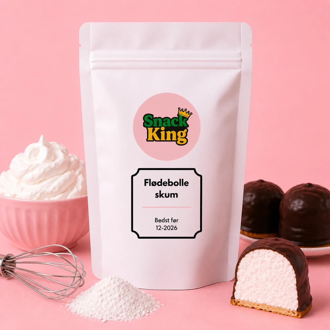 Flødebolle Skum