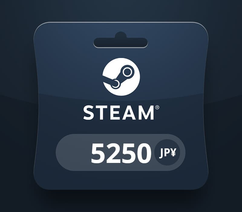 Steam Wallet JPY 5250 Gift Card JP