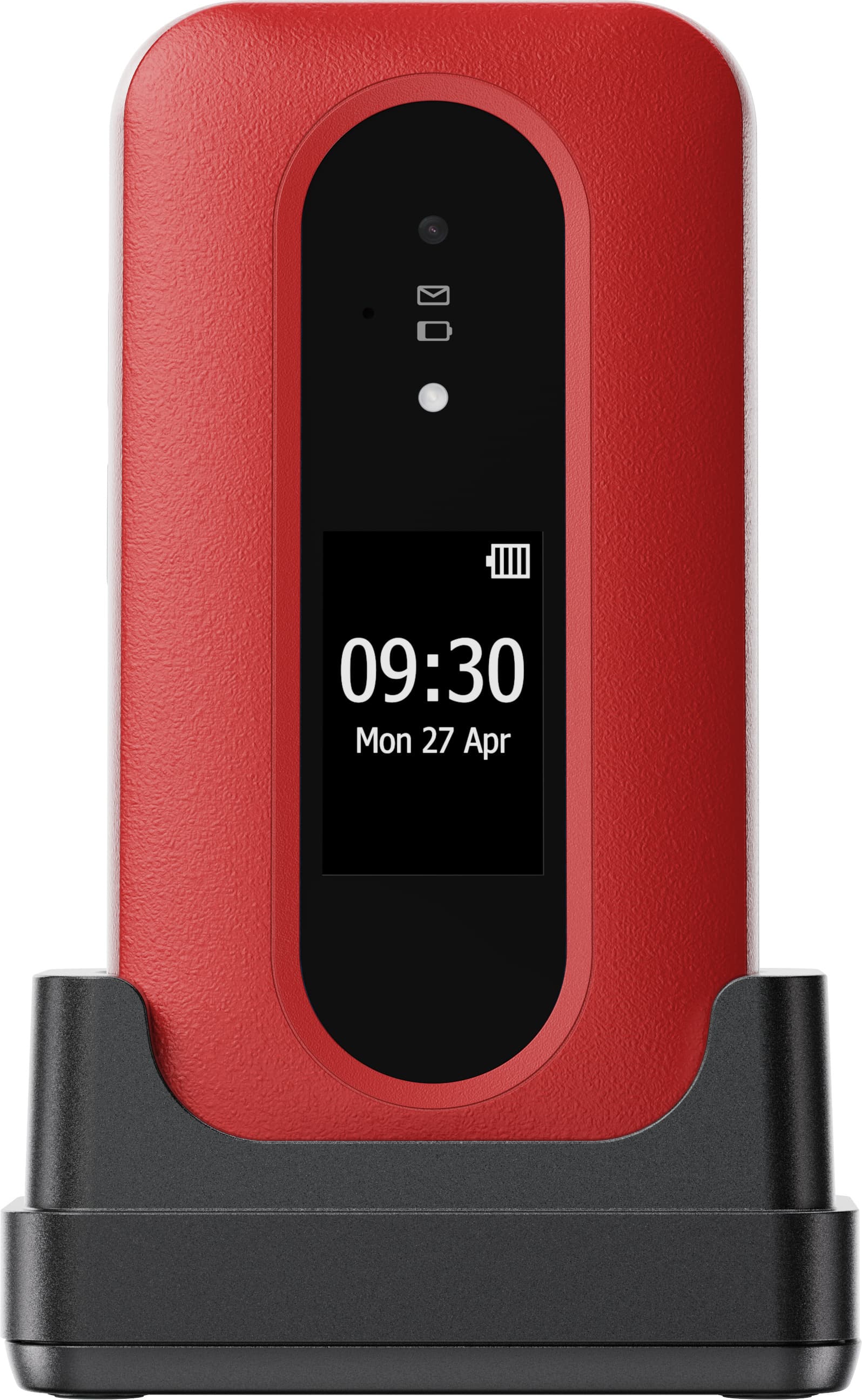 Doro Leva L31 - grundtelefon, rød / hvid