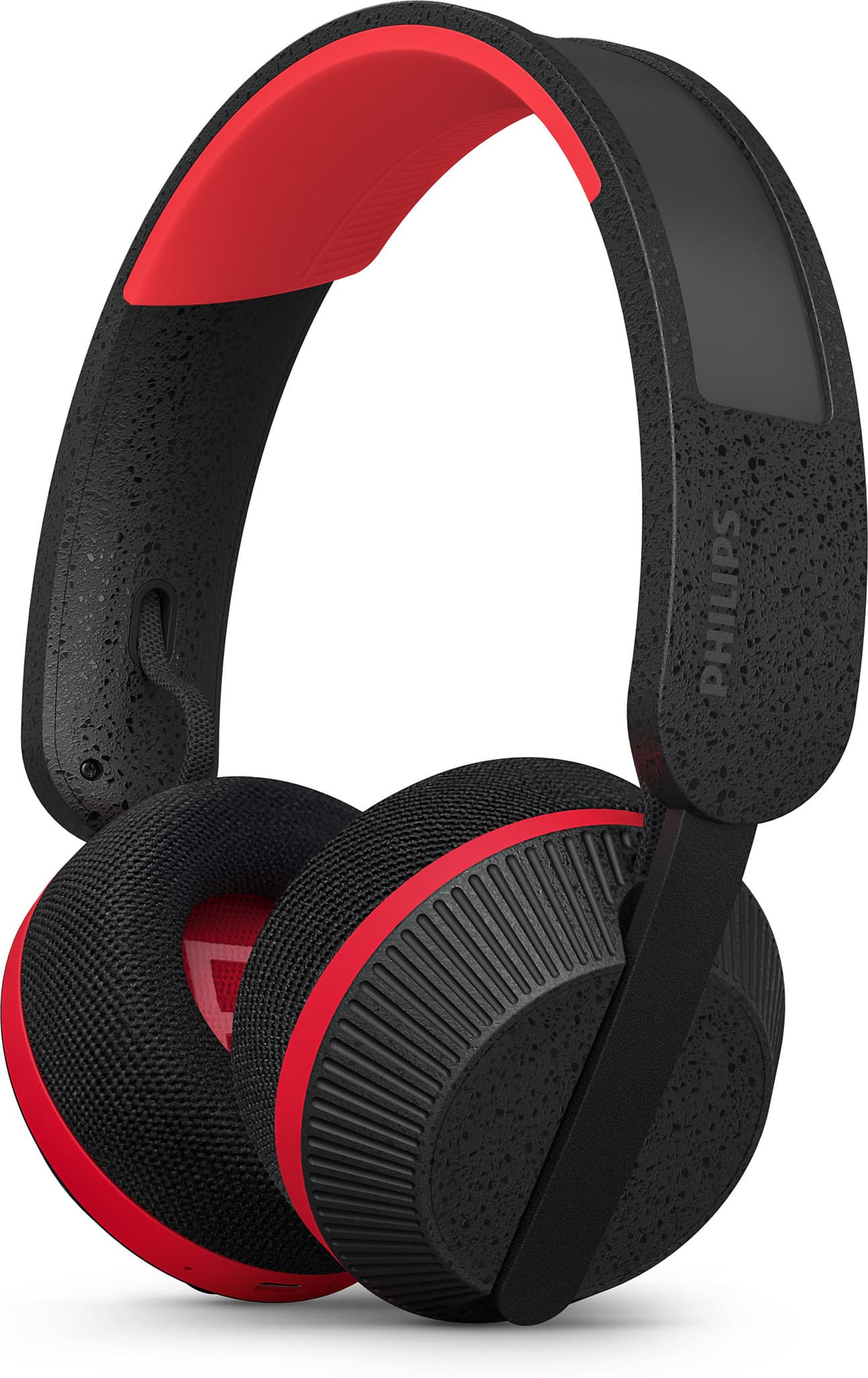 Philips GO TAA6219BK/00 høretelefoner, sort / rød