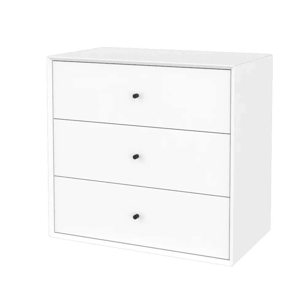 The Wood Box 5458 Kommode,  m. 3 skuffer