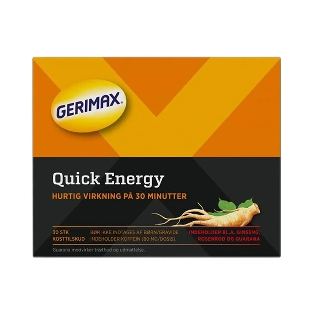 Gerimax Quick Energy  30 stk