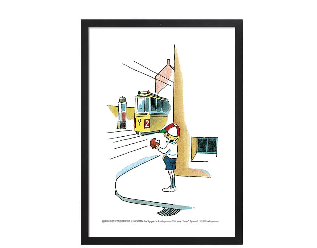 Ungermann, Palle alene i verden / U 35 50 x 70 cm.