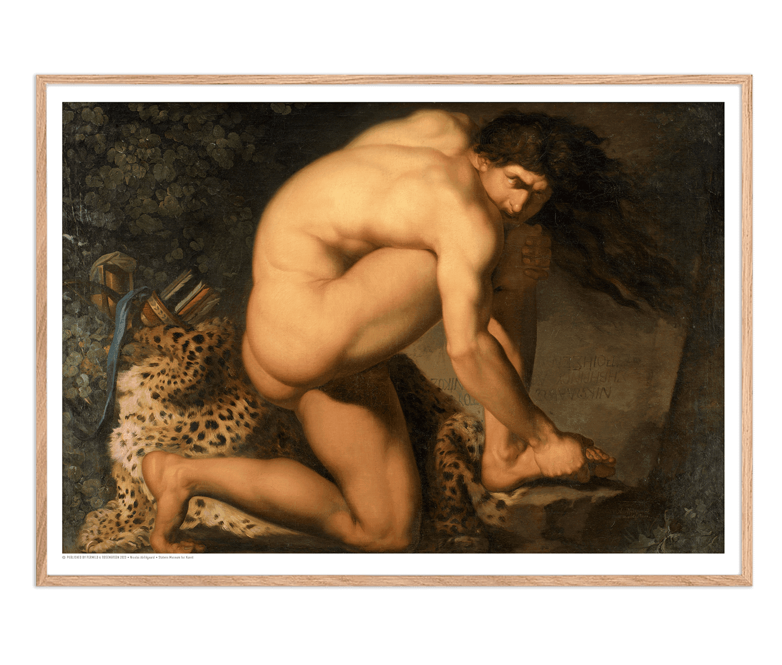 Abildgaard, Den sårede Filoktet A2 (42 x 59,4 cm.)