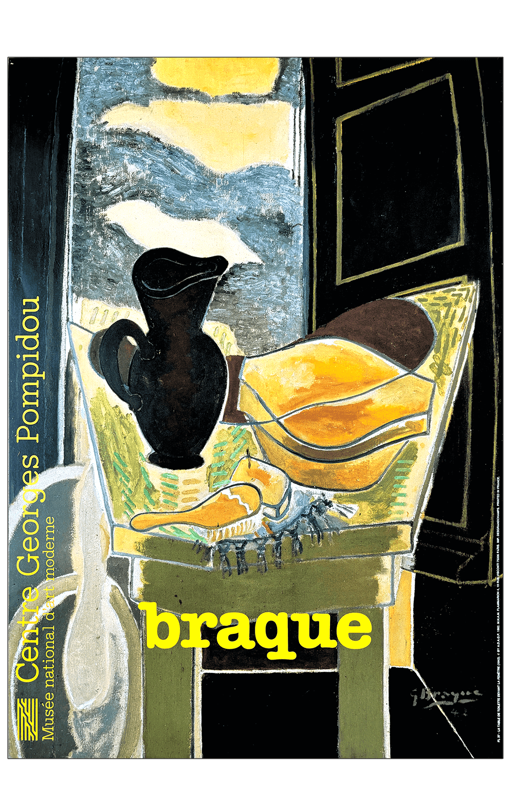 Braque. La Table de Toilette Devant la fenêtre