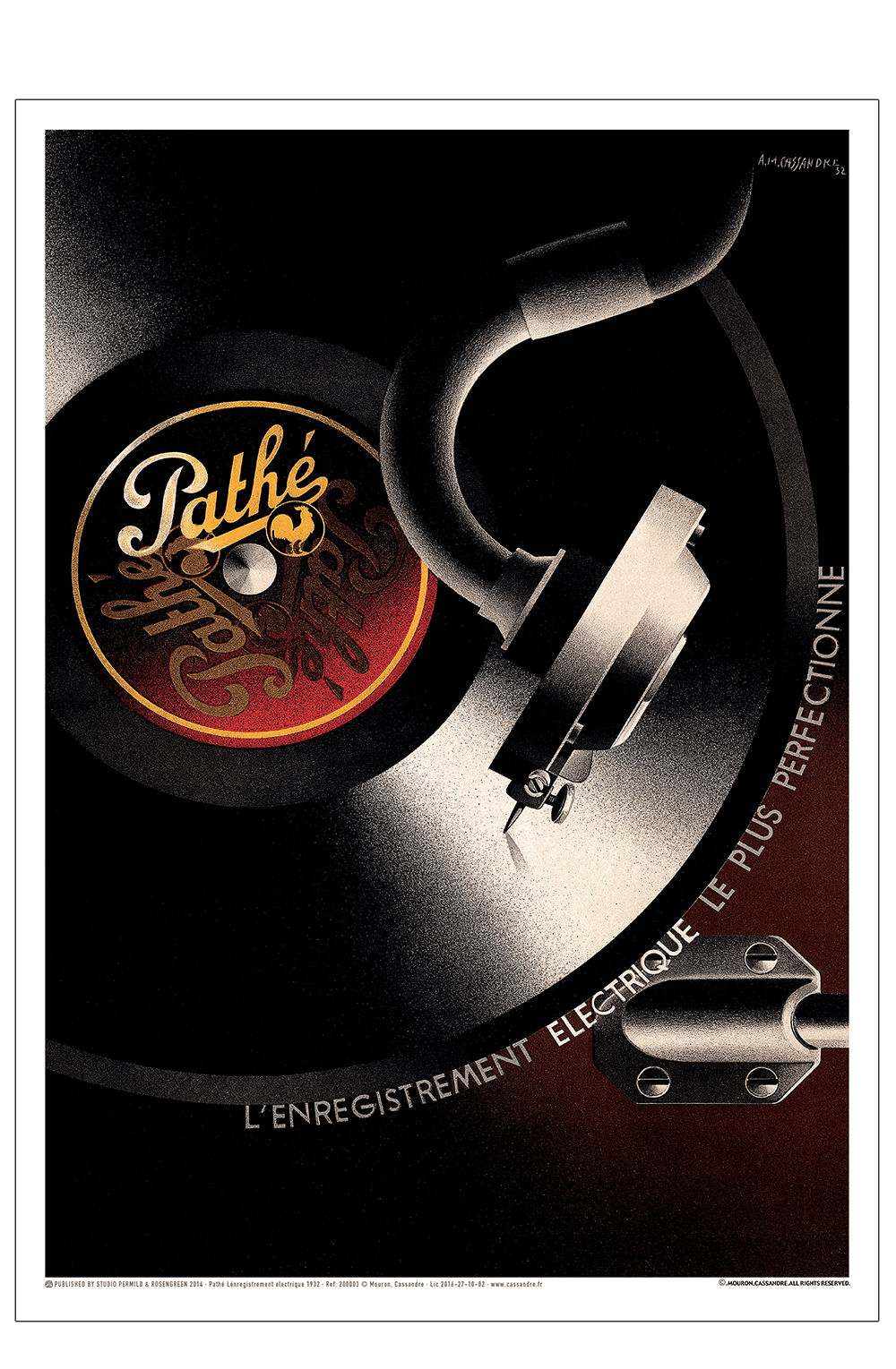 Cassandre, 1932 - Pathe a5 (15x21 cm)