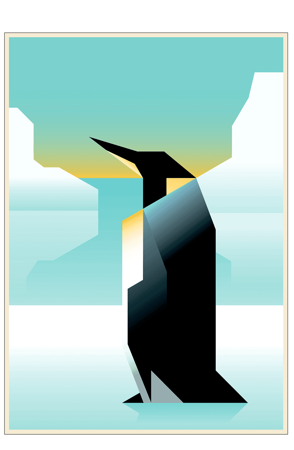 Pingvin. Martin Schwartz A3 (29,7x42 cm)
