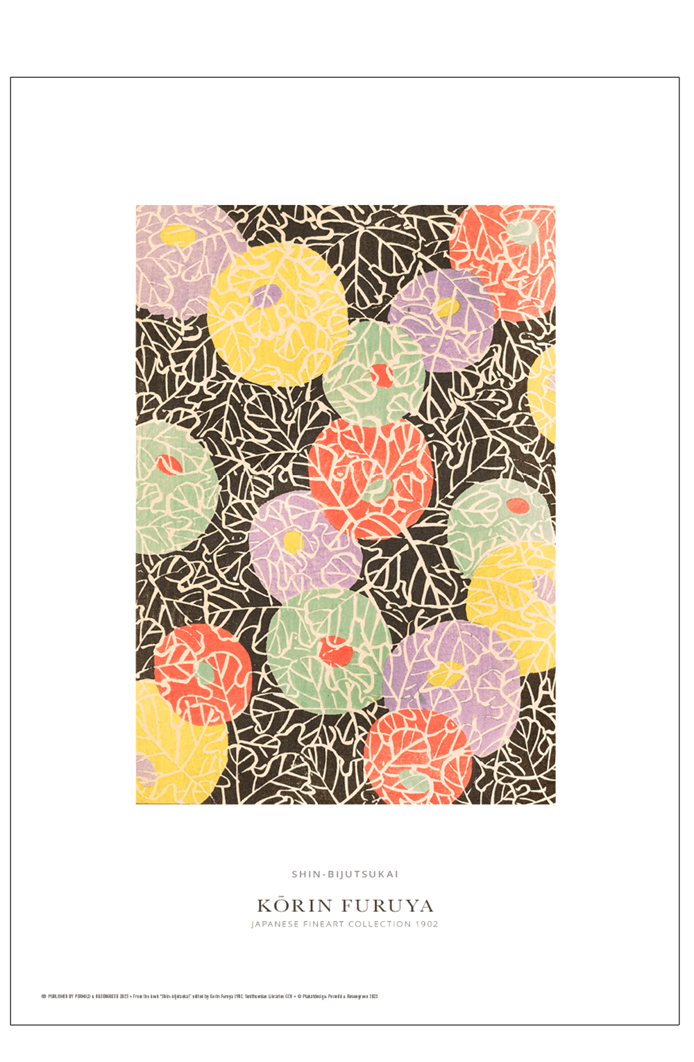Shin-bijutsukai. Blomster  A3 (29,7x42 cm)