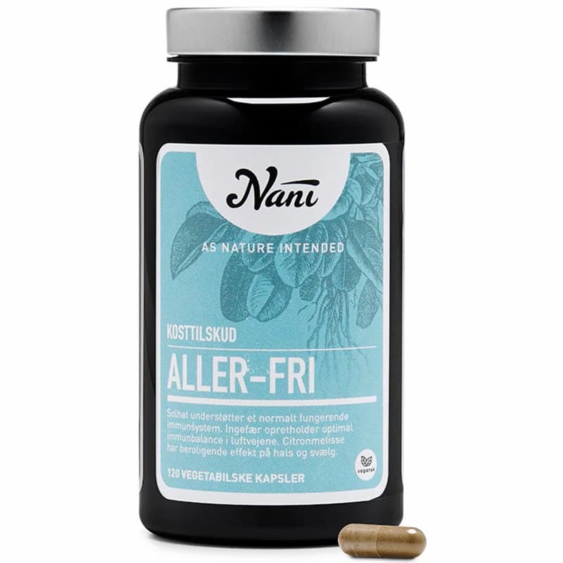 Nani - Aller-fri - 120 vegetabilske kapsler