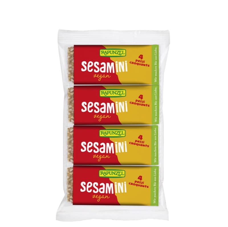 RAPUNZEL - Økologiske Sesam-mini-bars - 4-pak
