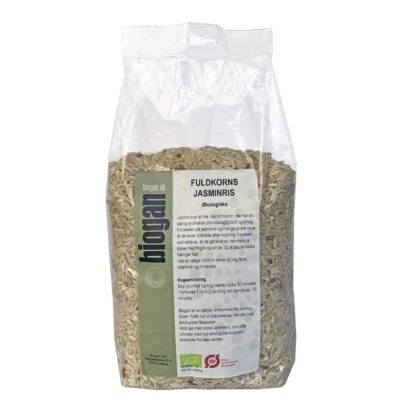 biogan - Økologiske jasminris - fuldkorns