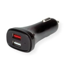 Value USB Car Charger, 2x USB,