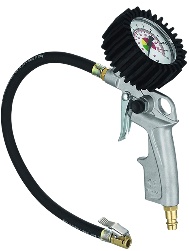 Flowconcept pumpepistol 0-12 bar, til bil, traktor mm. med manometer