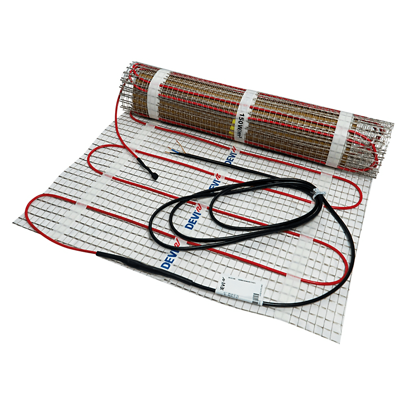 DEVImat 150T, 1,0 m2 Varmemåtte, 230 V, 150 W, 0,5x2 m