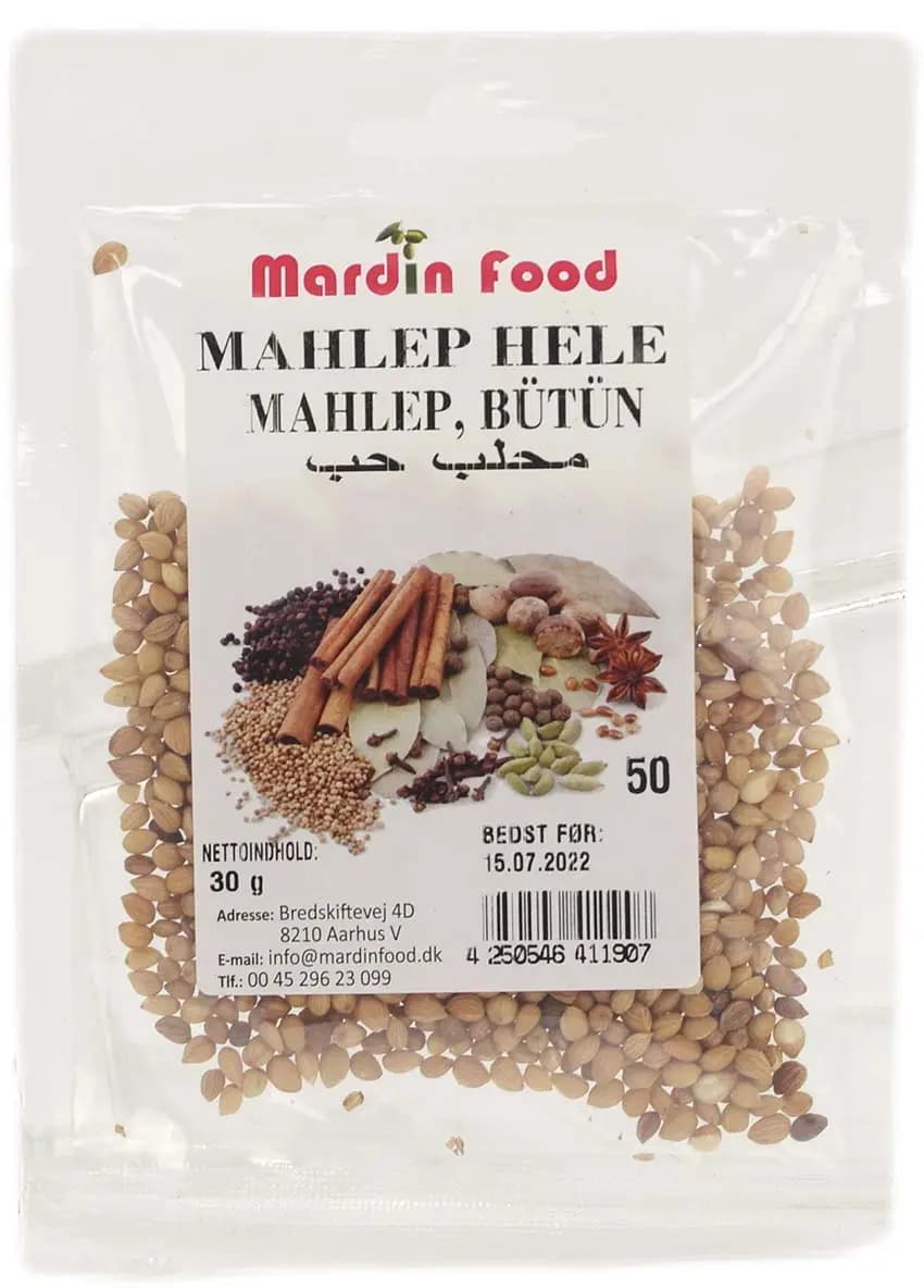 Madspildsvare: Mardin Food Mahlep, Hele 30 g