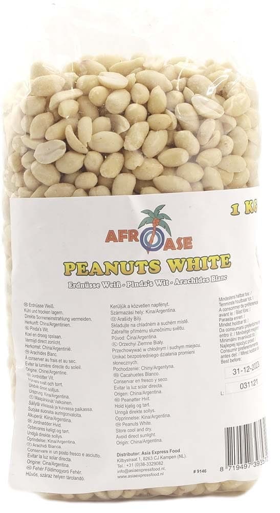 Afroase Peanuts, Hvide 1 kg
