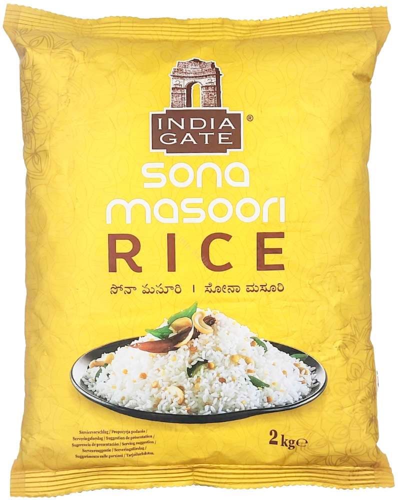 India Gate Sona Masoori Ris 2 kg