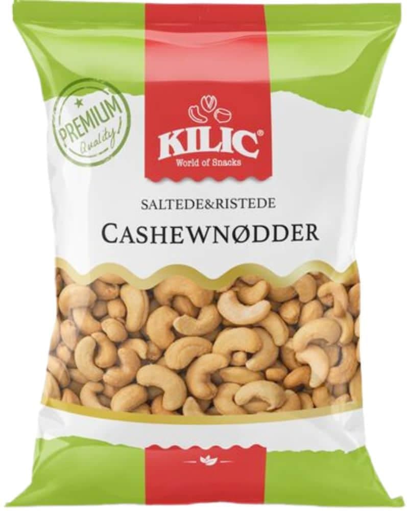 Kilic Cashewnødder Saltristede 250 g