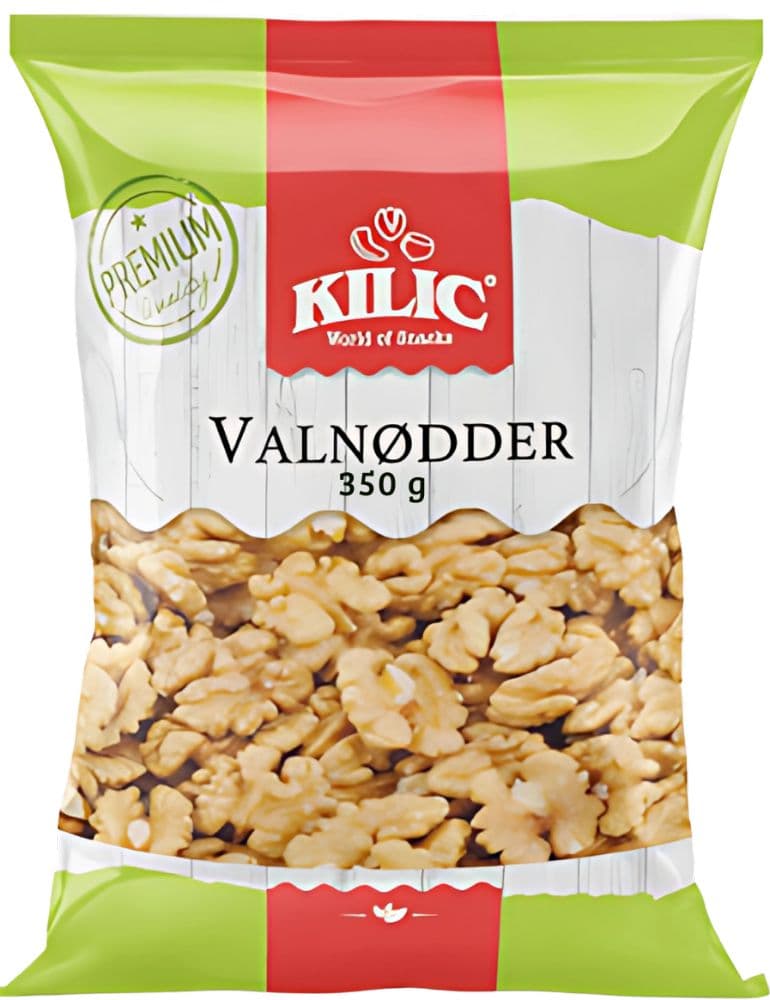 Kilic Valnødder, Knækkede 350 g