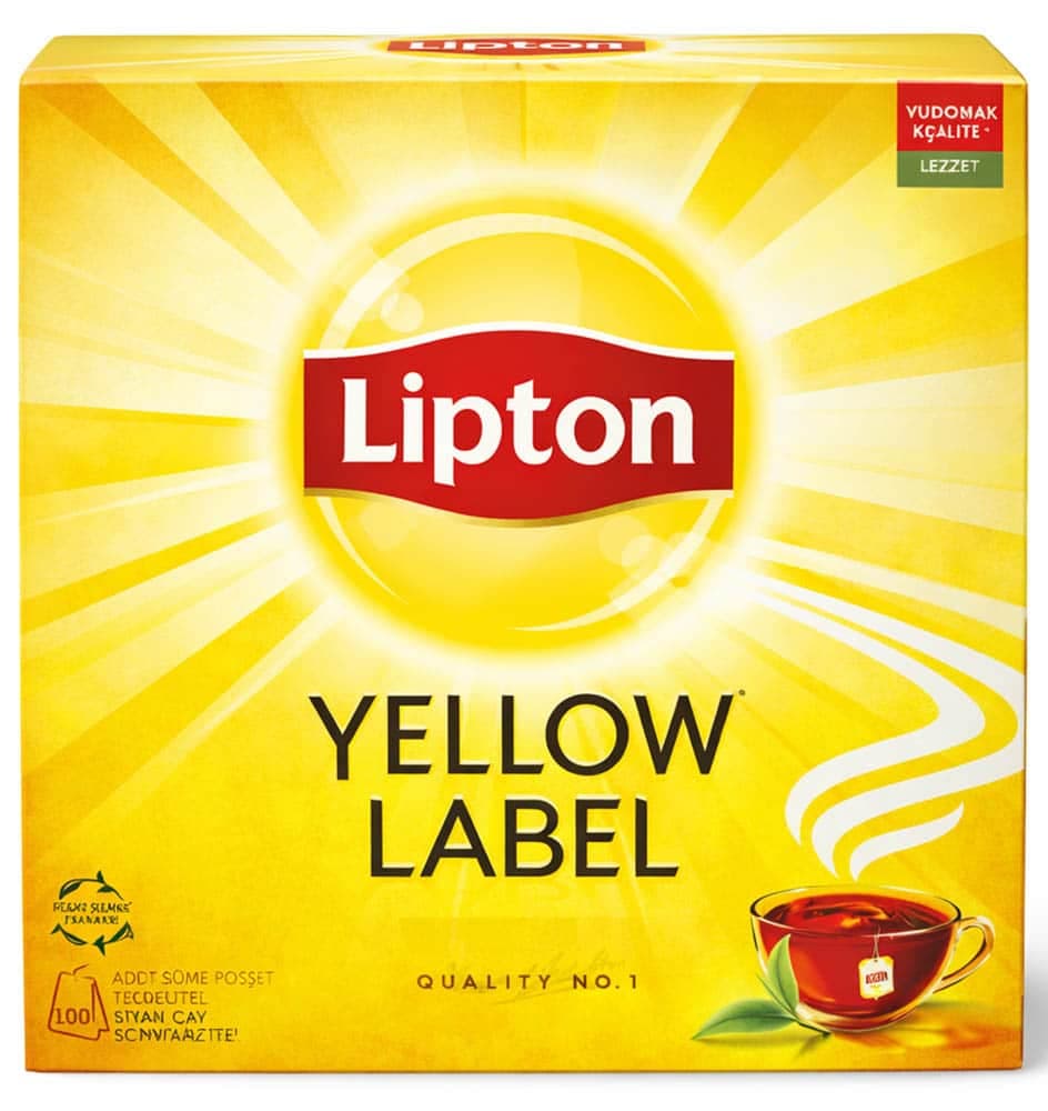 Lipton Te Yellow Label 100 stk