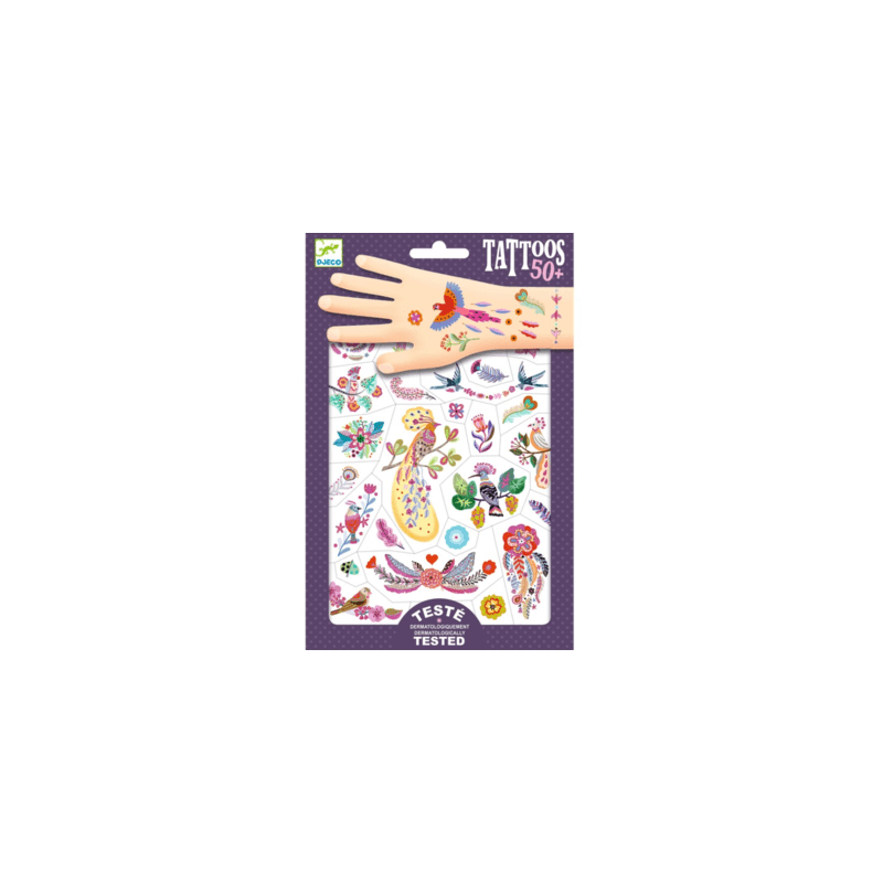 Bright Birds - Metallic tatoveringer