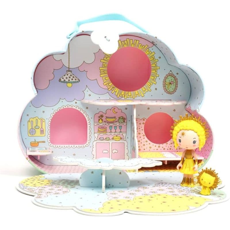 Sunny & Mias hus - Tinyly dukkehus & 2 figurer (4-9 år)