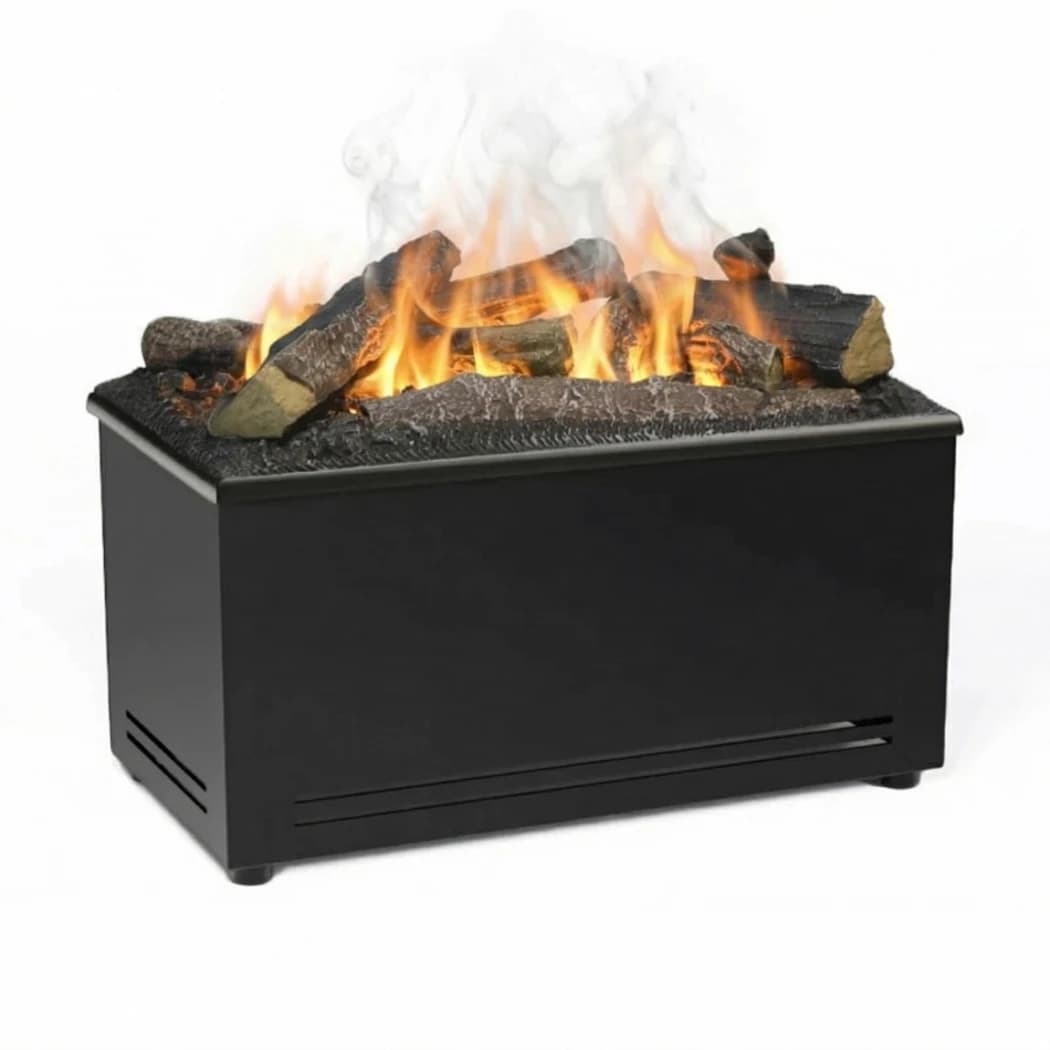 AquaFire Base 40 Logs - Fritstående Opti-myst Indsats med dekorationstræ - ScandiFlames Electric Opti-myst Vanddamppejs til åbne pejse