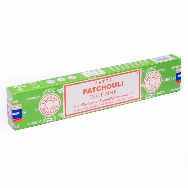 Satya Patchouli røgelse - Røgelsespinde - 15 gram