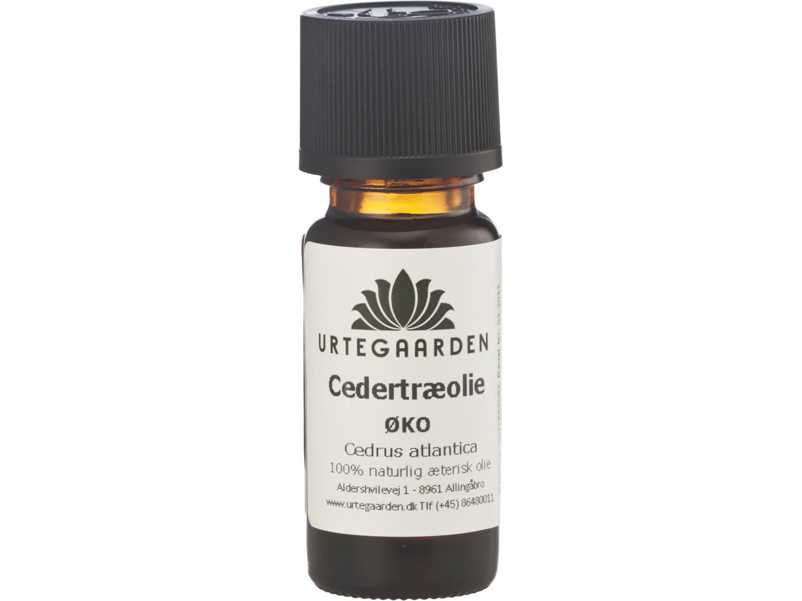 Æterisk olie - Cedertræolie - Urtegaarden - 10ml - Økologisk