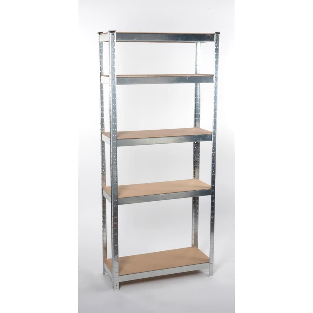 Kinzo stålreol m/ 5 hylder 172x75x30cm / op til 150kg