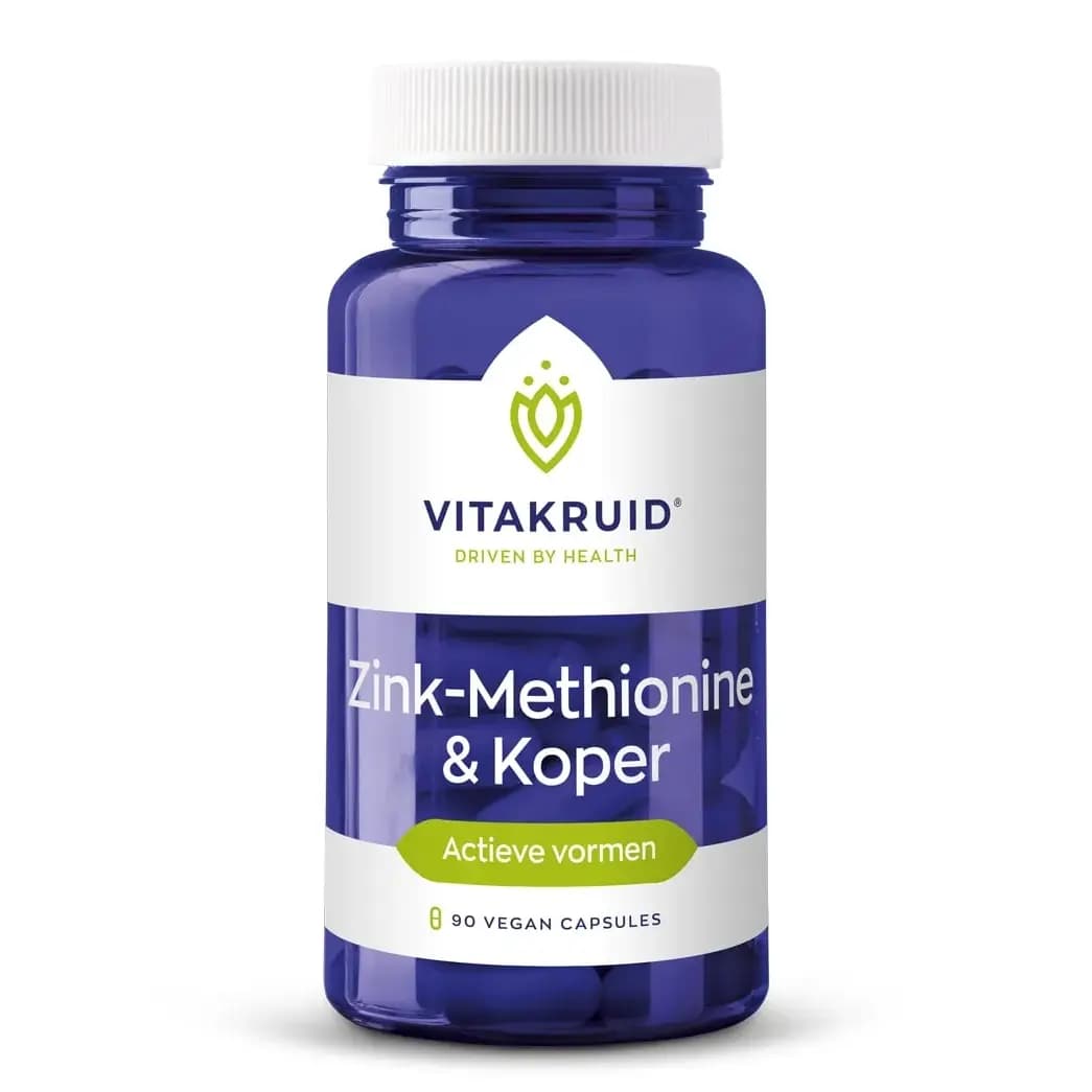 Vitakruid – Zink Methionin & Kobber (90 veganske kapsler)