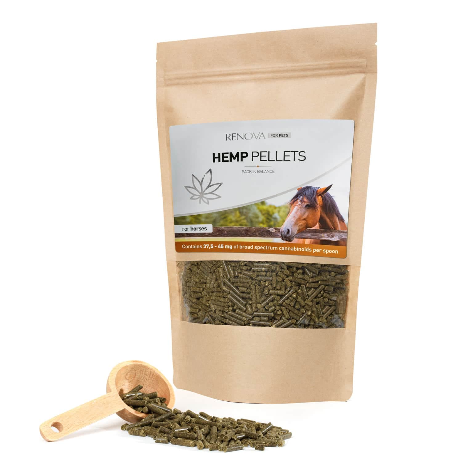 Renova - CBD Hemp Pellets for horses (1kg - 3000mg CBD)