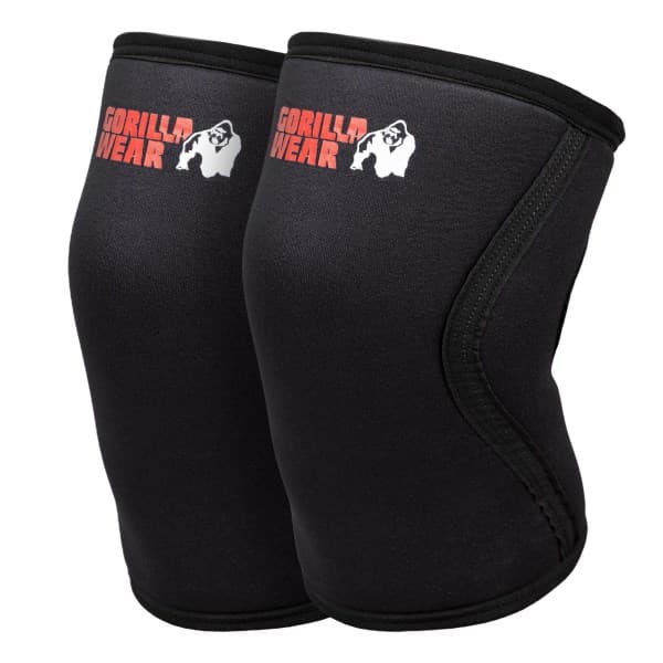 Gorilla Wear 7 mm Knee Sleeves, , Black