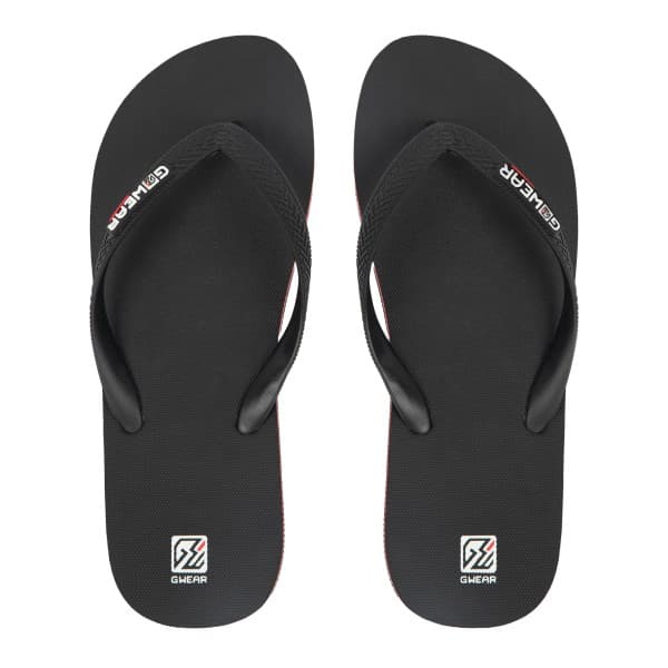 Gorilla Wear Gwear Flip-Flops, 44, Black