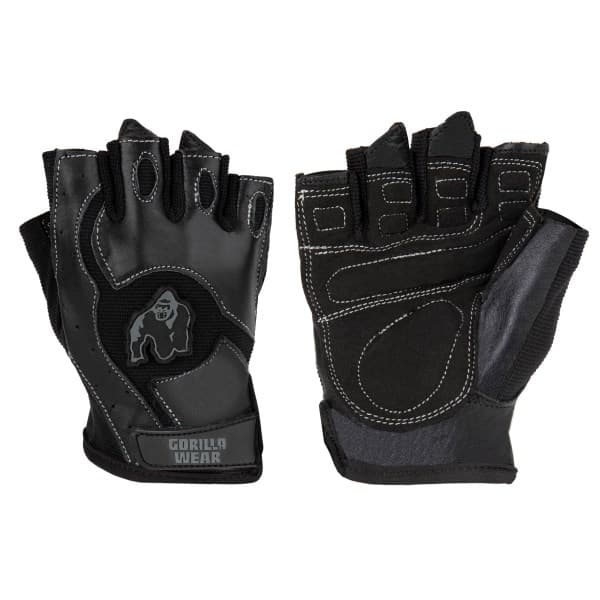 Gorilla Wear Mitchell Training Gloves, L, Sort