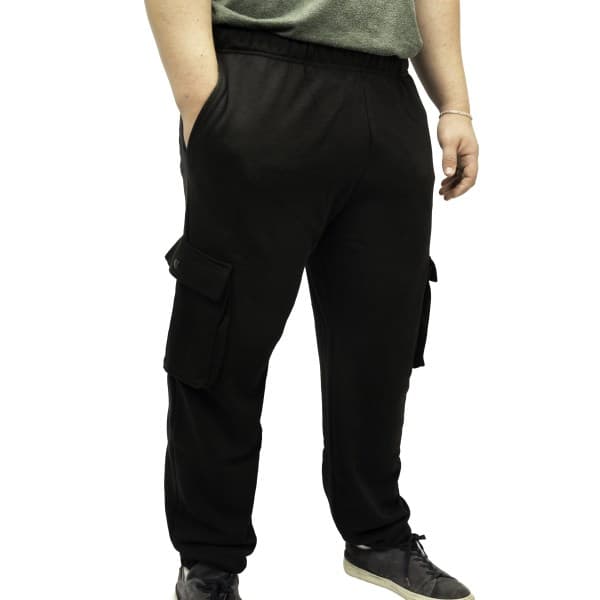 RAW Supps Cargo Sweatpants, S, Black
