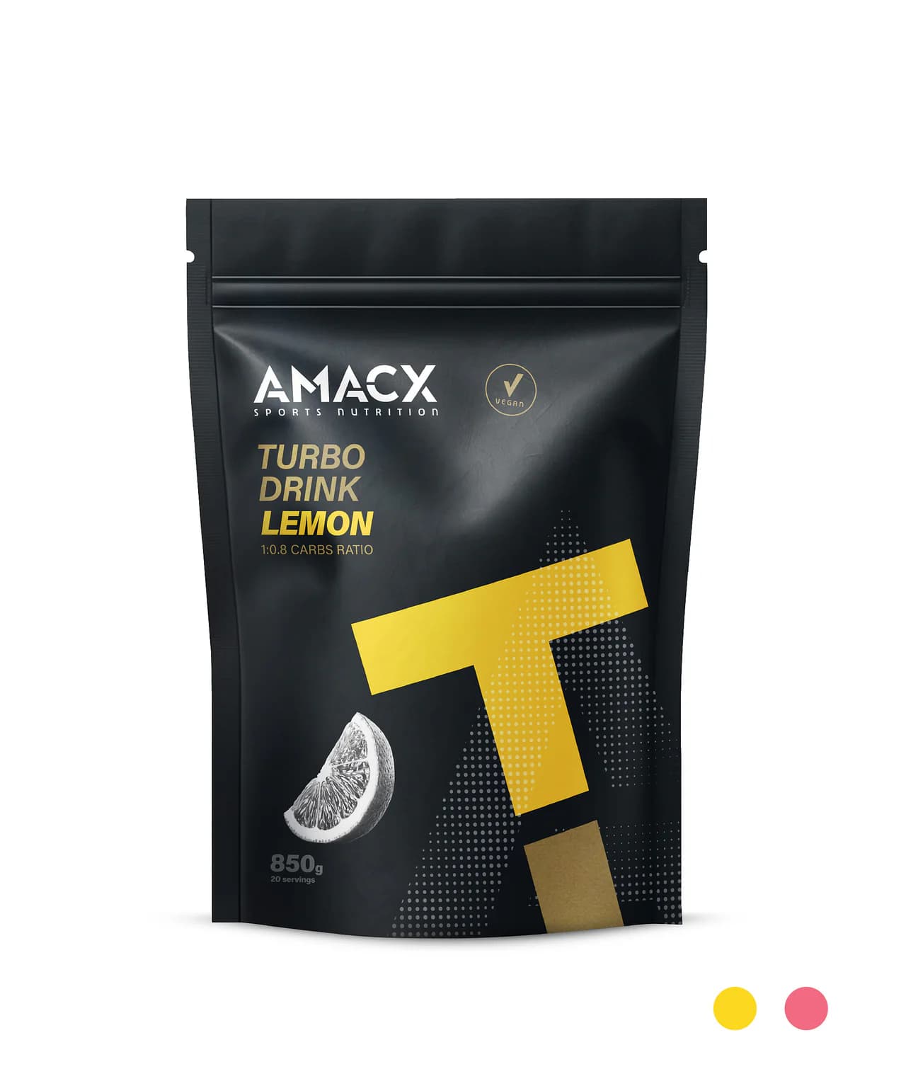 Amacx Turbo Energipulver - Lemon - 850g