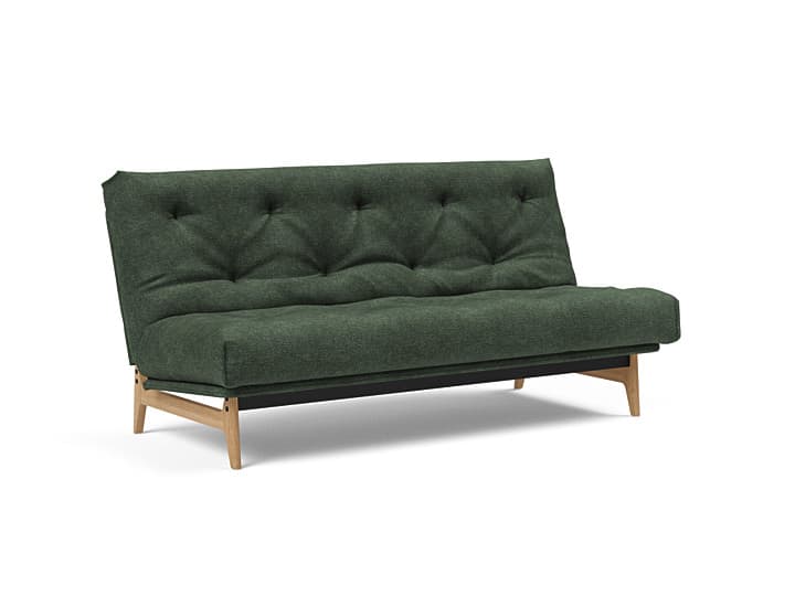 Innovation Living - Innovation Aslak sovesofa m/fast betræk 140x200 cm -  Soft Spring madras-281