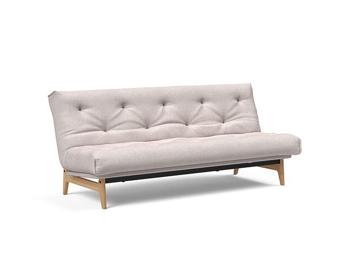 Innovation Living - Innovation Aslak sovesofa m/fast betræk 140x200 cm -  Soft Spring madras-300