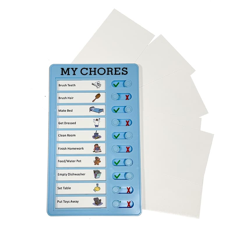 Checkliste tavle (Lyseblå)