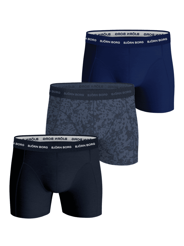 COTTON STRETCH BOXER 3p, MULTIPACK 9